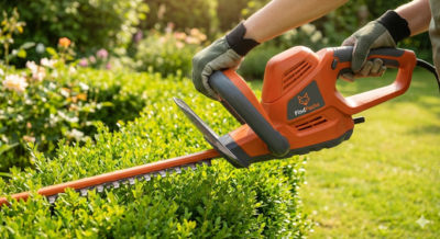 Test - Hecke schneiden