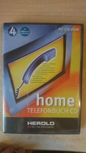 Telefonbuch CD bzw. DVD